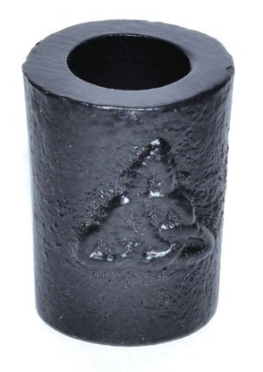1 1/4" Triquetra cast iron chime holder (image for) 1 1/4" Triquetra cast iron chime holder