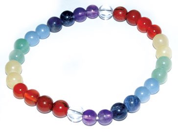 6mm 7 Chakra bracelet (image for) 6mm 7 Chakra bracelet