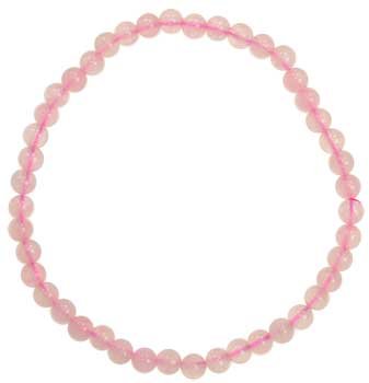 4mm Rose Quartz stretch (image for) 4mm Rose Quartz stretch