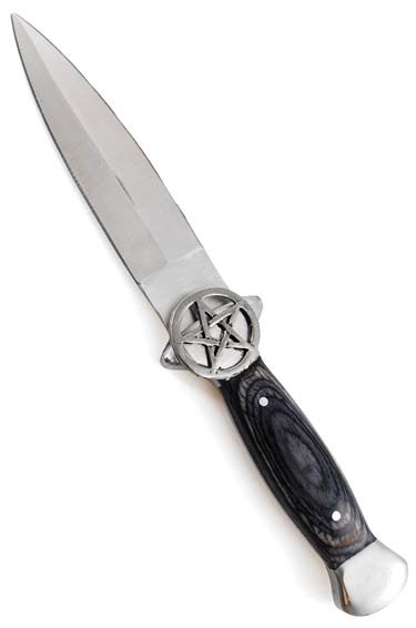 Lg Pentagram athame (image for) Lg Pentagram athame