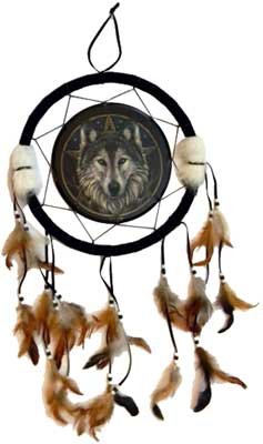 Wolf dream catcher (image for) Wolf dream catcher