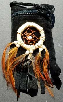 Black bag dream catcher (image for) Black bag dream catcher