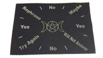 Triple Moon Pentagram pendulum mat (image for) Triple Moon Pentagram pendulum mat