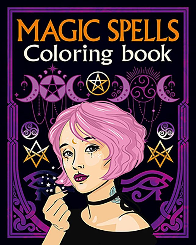 Magic Spells coloring book (image for) Magic Spells coloring book