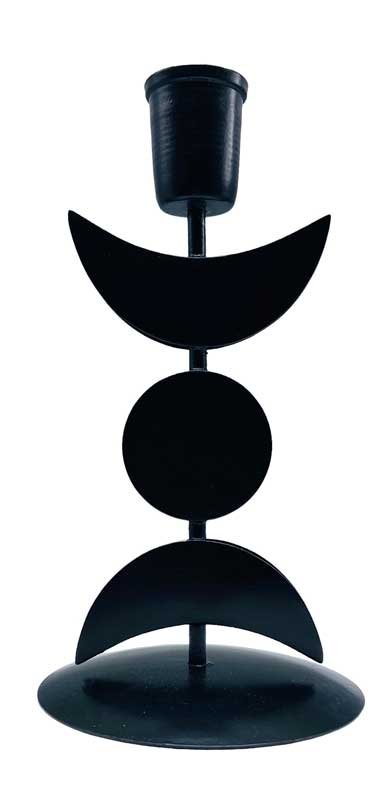 7" Triple Moon candle holder (image for) 7" Triple Moon candle holder