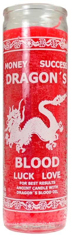 Dragon's Blood 7 Day jar candle (image for) Dragon's Blood 7 Day jar candle