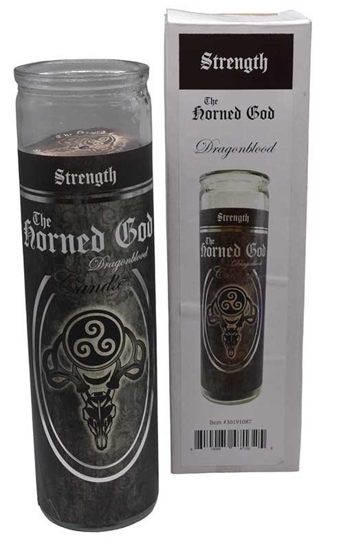 90 hr Horned God (Dragonblood) jar candle (image for) 90 hr Horned God (Dragonblood) jar candle