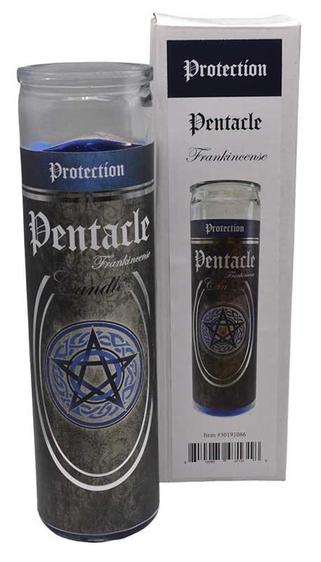 90 hr Pentacle (Frankincense) jar candle (image for) 90 hr Pentacle (Frankincense) jar candle