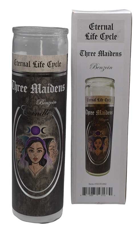 90 hr Three Maidens (Benzoin) jar candle (image for) 90 hr Three Maidens (Benzoin) jar candle