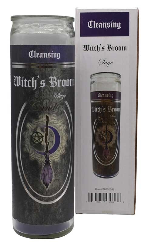 90 hr Witch's Broom (Sage) jar candle (image for) 90 hr Witch's Broom (Sage) jar candle