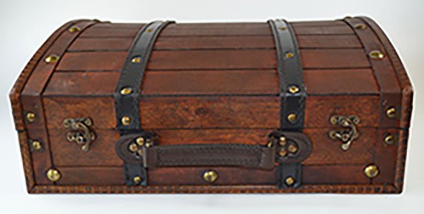 14" x 11" x 5" antique wood box (image for) 14" x 11" x 5" antique wood box