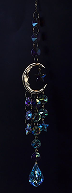 (image for) 18" Crescent Moon sun catcher