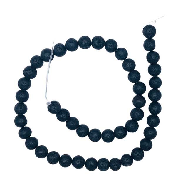 8mm Lava beads (image for) 8mm Lava beads
