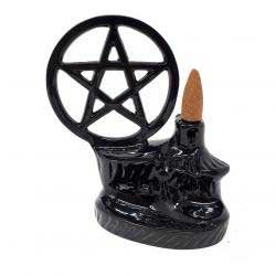 5" Pentagram back flow incense burner (image for) 5" Pentagram back flow incense burner