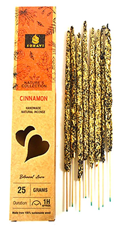 25gm Cinnamon incense stick sonavi (image for) 25gm Cinnamon incense stick sonavi