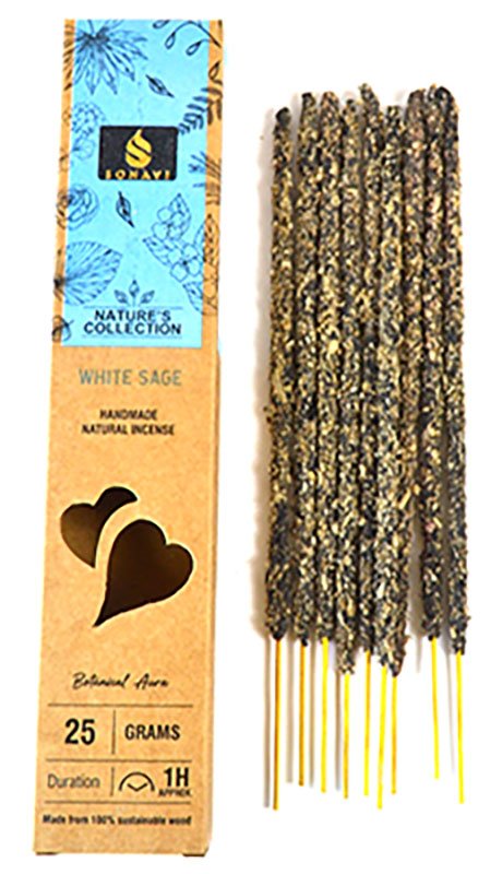 25gm White Sage incense stick sonavi (image for) 25gm White Sage incense stick sonavi