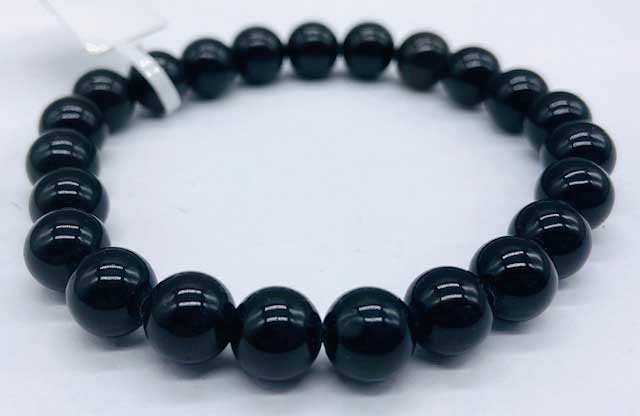 8mm Obsidian, Black bracelet (image for) 8mm Obsidian, Black bracelet