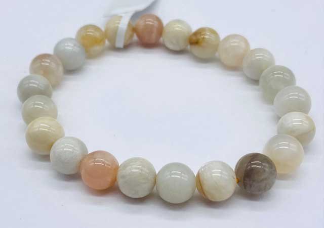 8mm Moonstone, Multi bracelet (image for) 8mm Moonstone, Multi bracelet