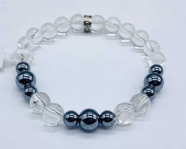 8mm Quartz, Terahertz bracelet (image for) 8mm Quartz, Terahertz bracelet