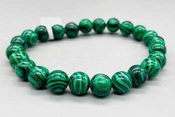 8mm Malachite, synthetic bracelet (image for) 8mm Malachite, synthetic bracelet