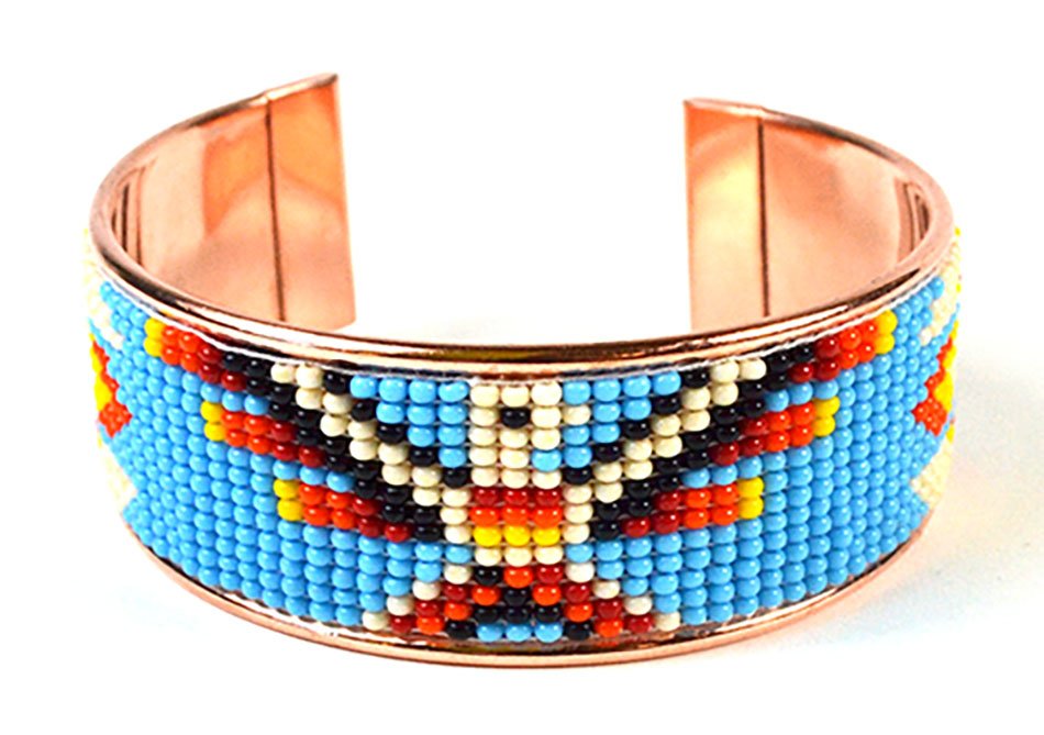 Czech Beaded Copper bracelet (image for) Czech Beaded Copper bracelet