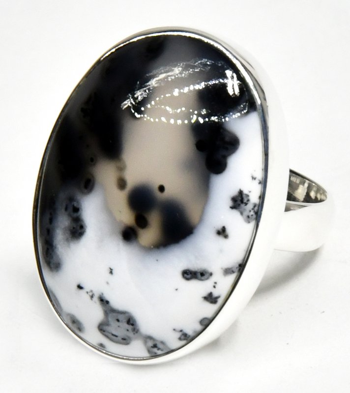 size 7 Dendritic Opal ring (image for) size 7 Dendritic Opal ring