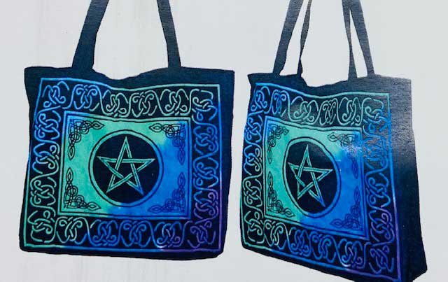 15.7" x 17.7" Pentagram tote bag (image for) 15.7" x 17.7" Pentagram tote bag
