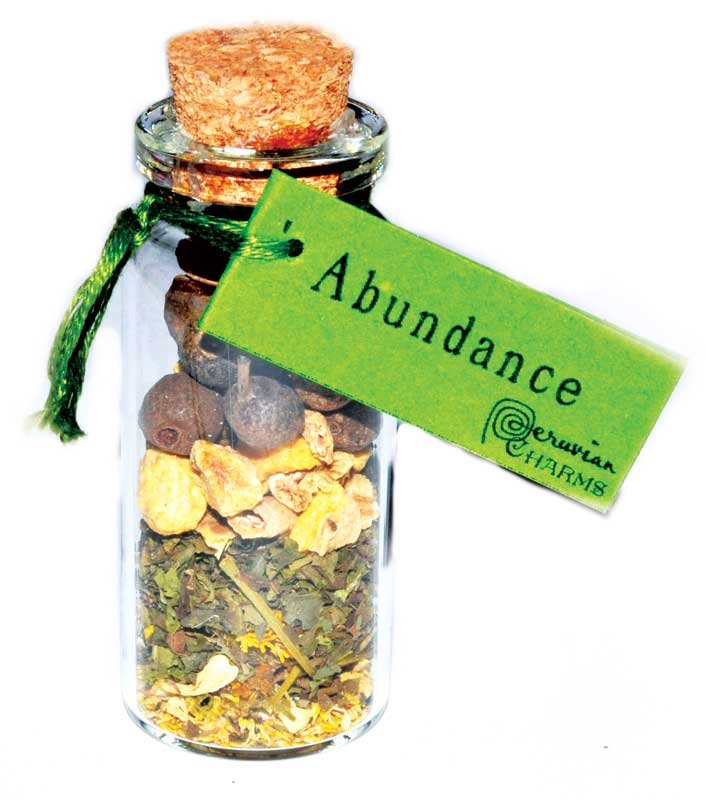 Abundance pocket spellbottle (image for) Abundance pocket spellbottle