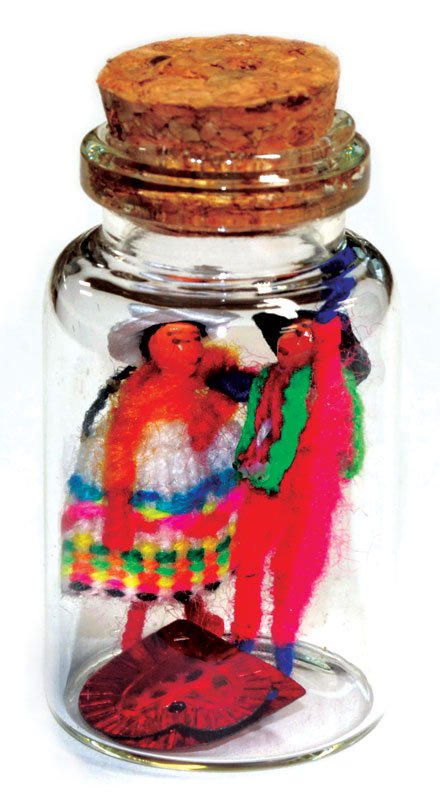 Love Binding Dolls spellbottle (image for) Love Binding Dolls spellbottle