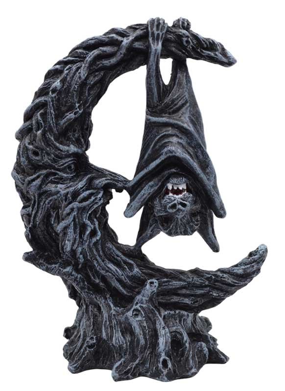 5 1/4" Bat Hanging on Moon (image for) 5 1/4" Bat Hanging on Moon